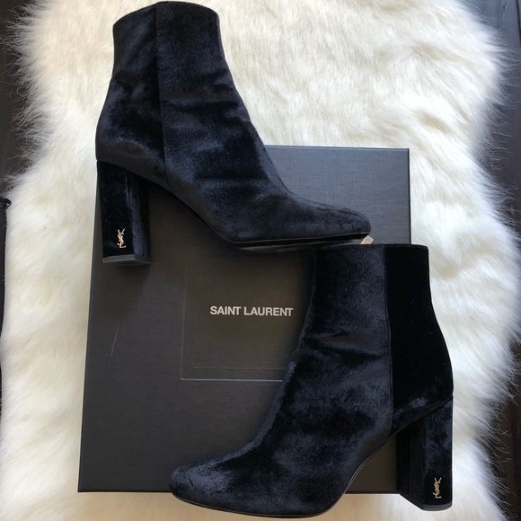 SAINT LAURENT LouLou Ankle Boots - Picture 3 of 8